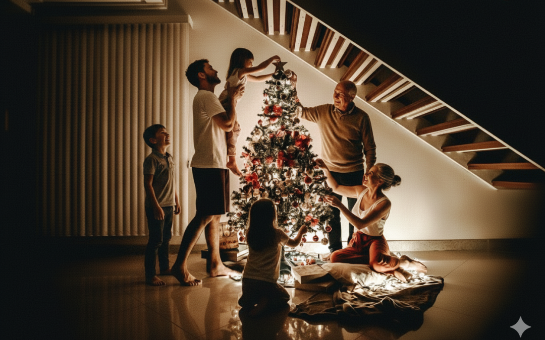 Veillée de Noel en famille - biographie familiale